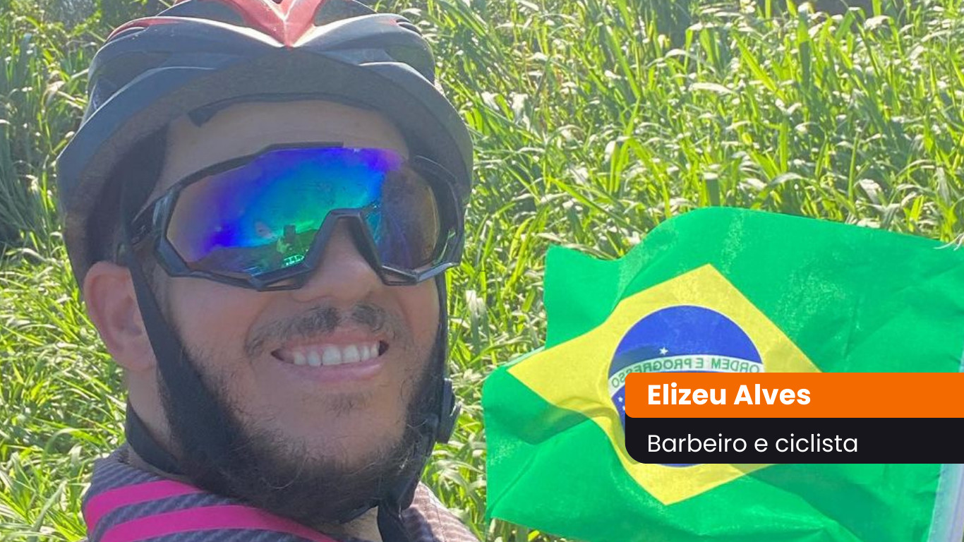 Barbeiro faz viagem de bicicleta do Brasil até o Uruguai