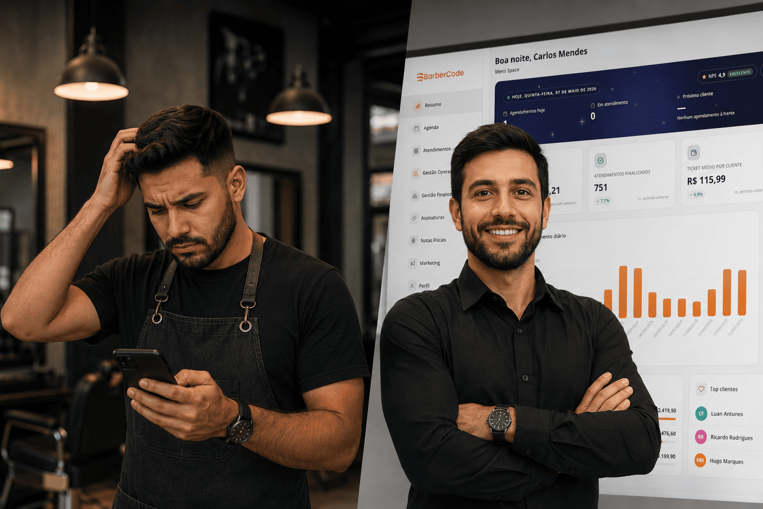 Gestão de Barbearia