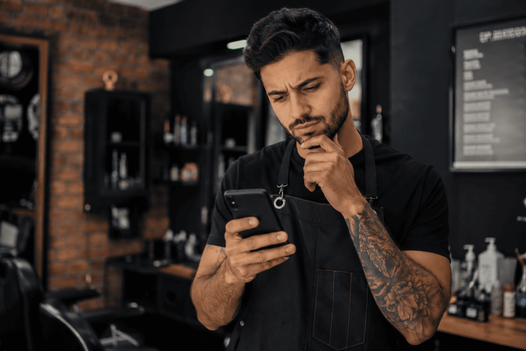 plataforma para barbearia